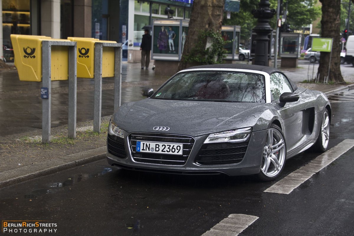 Audi R8 V10 Spyder (2013) spotted in Berlin — BerlinRichStreets